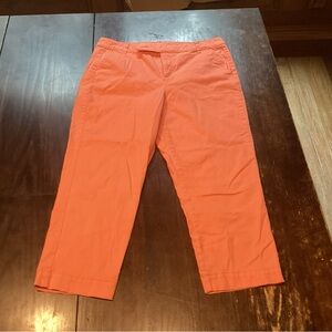 Style & Co Orange Cropped Pants